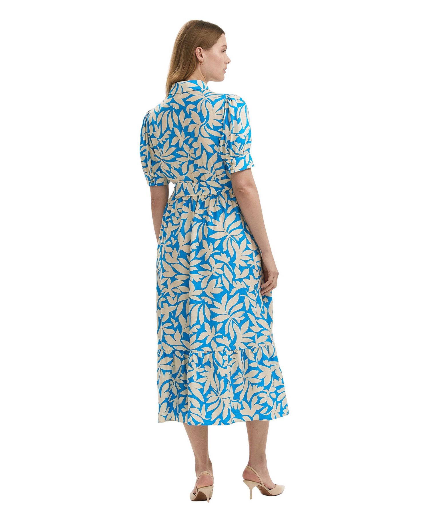 Women's Liana Floral-Print Tiered Midi Dress