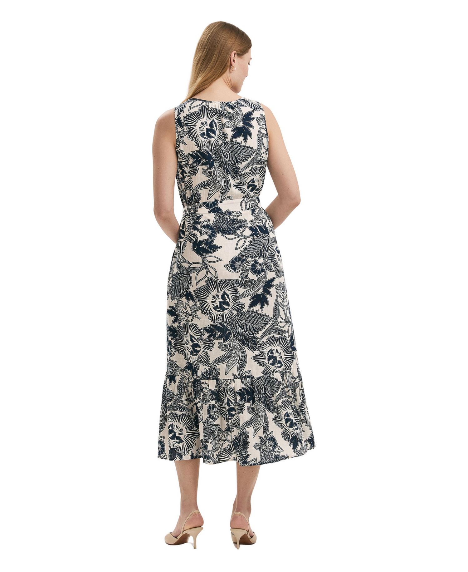 Women's Marta Floral Tiered Midi Dress