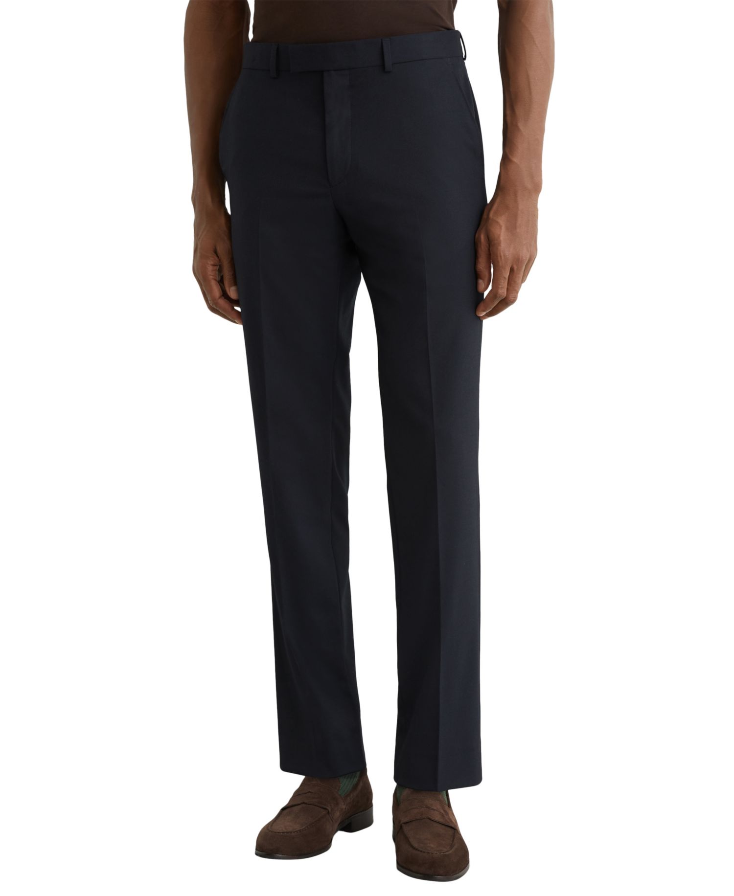 Men's Graduate Tailored-Fit Flat-Front Suit Pants