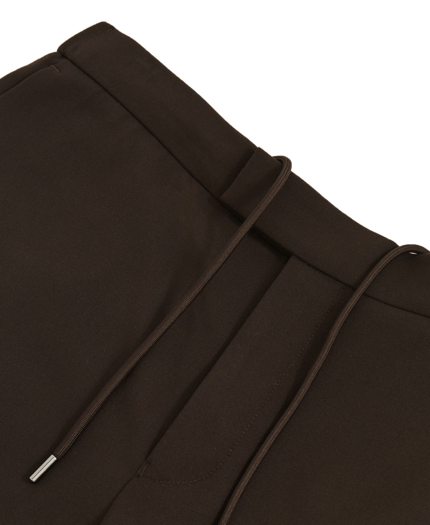 Мужские брюки REISS Found Slim-Fit Stretch Trousers, цвет: Коричневый — фото 4