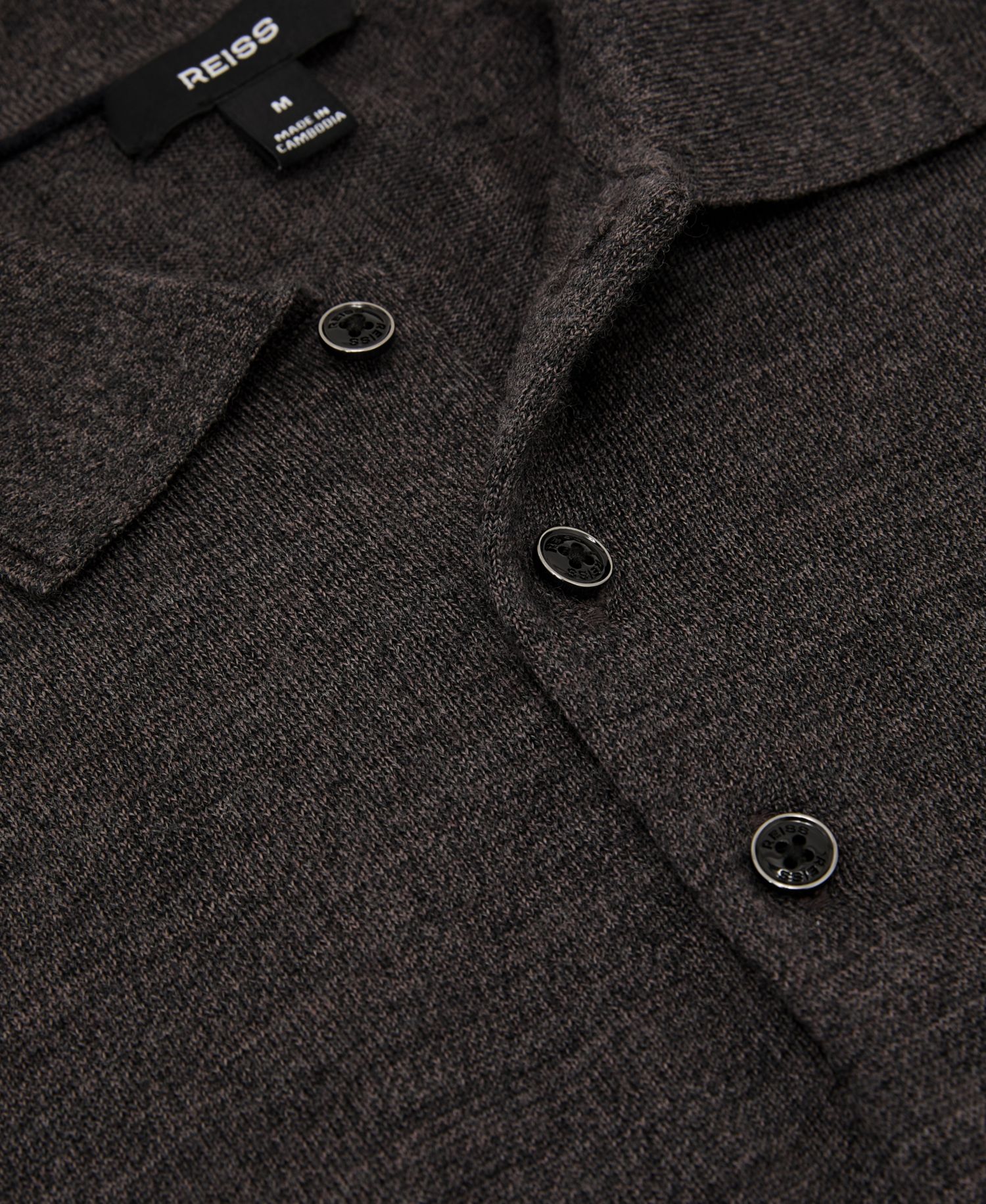Men's Trafford Long-Sleeve Slim-Fit Merino Wool Polo Shirt