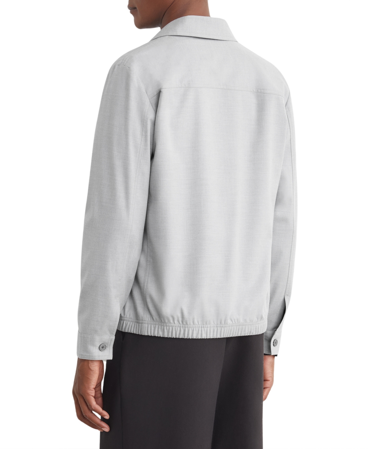 Reiss Men's Penge Brushed Wool-Blend Twin-Pocket Overshirt