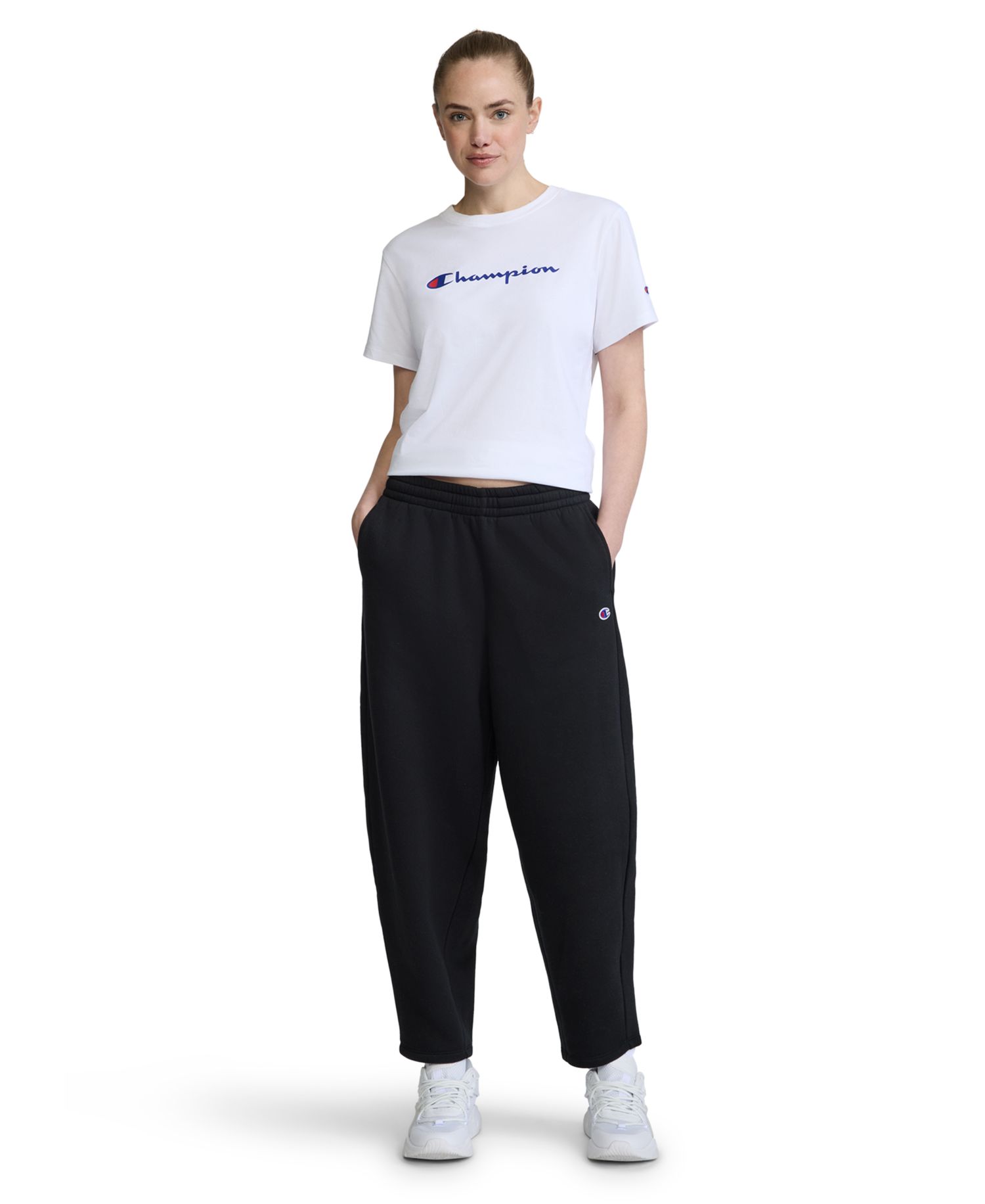 Women's Barrel-Leg Fleece Pant
