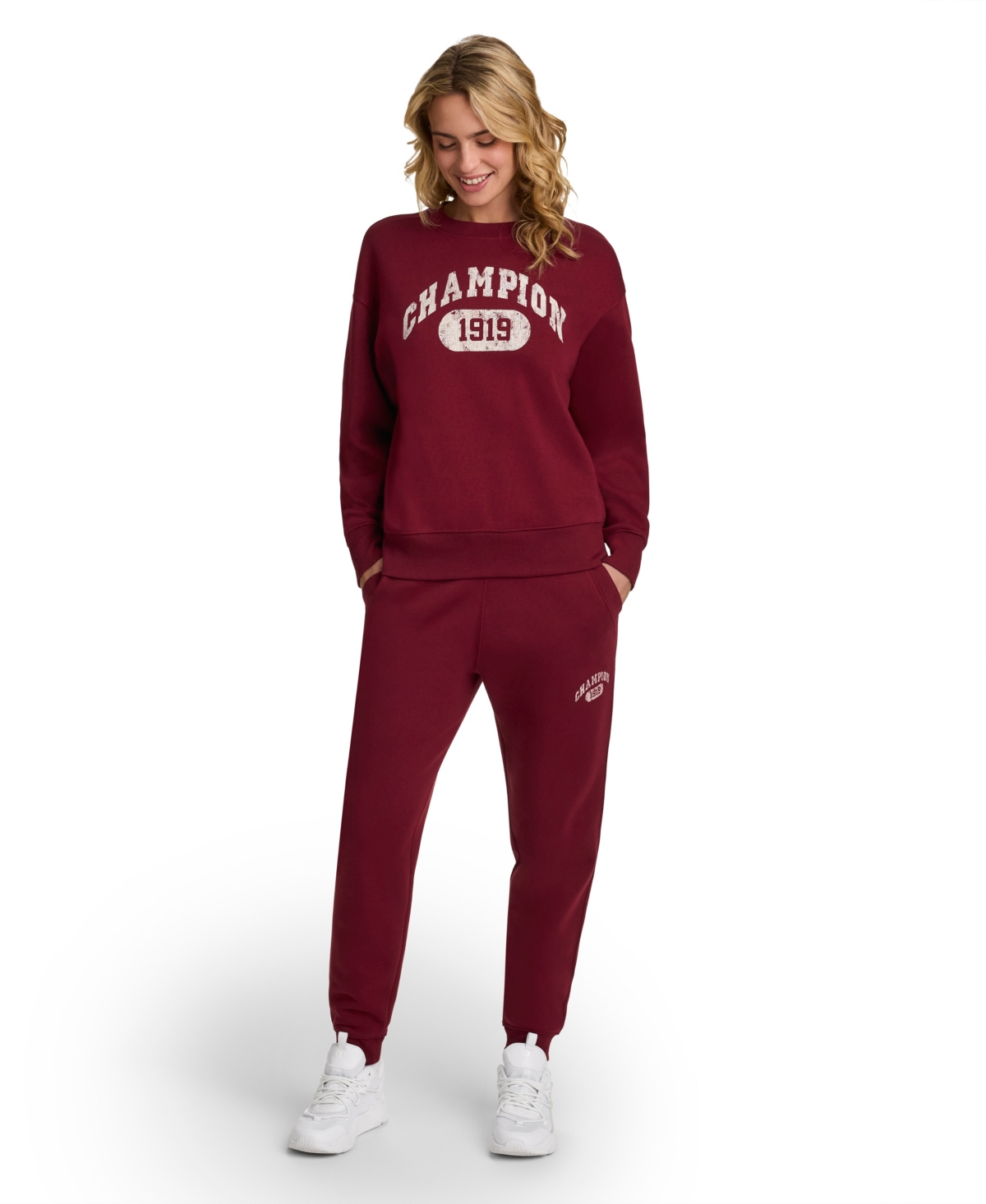 Champion Women's Powerblend Graphic Fleece Sweatshirt
