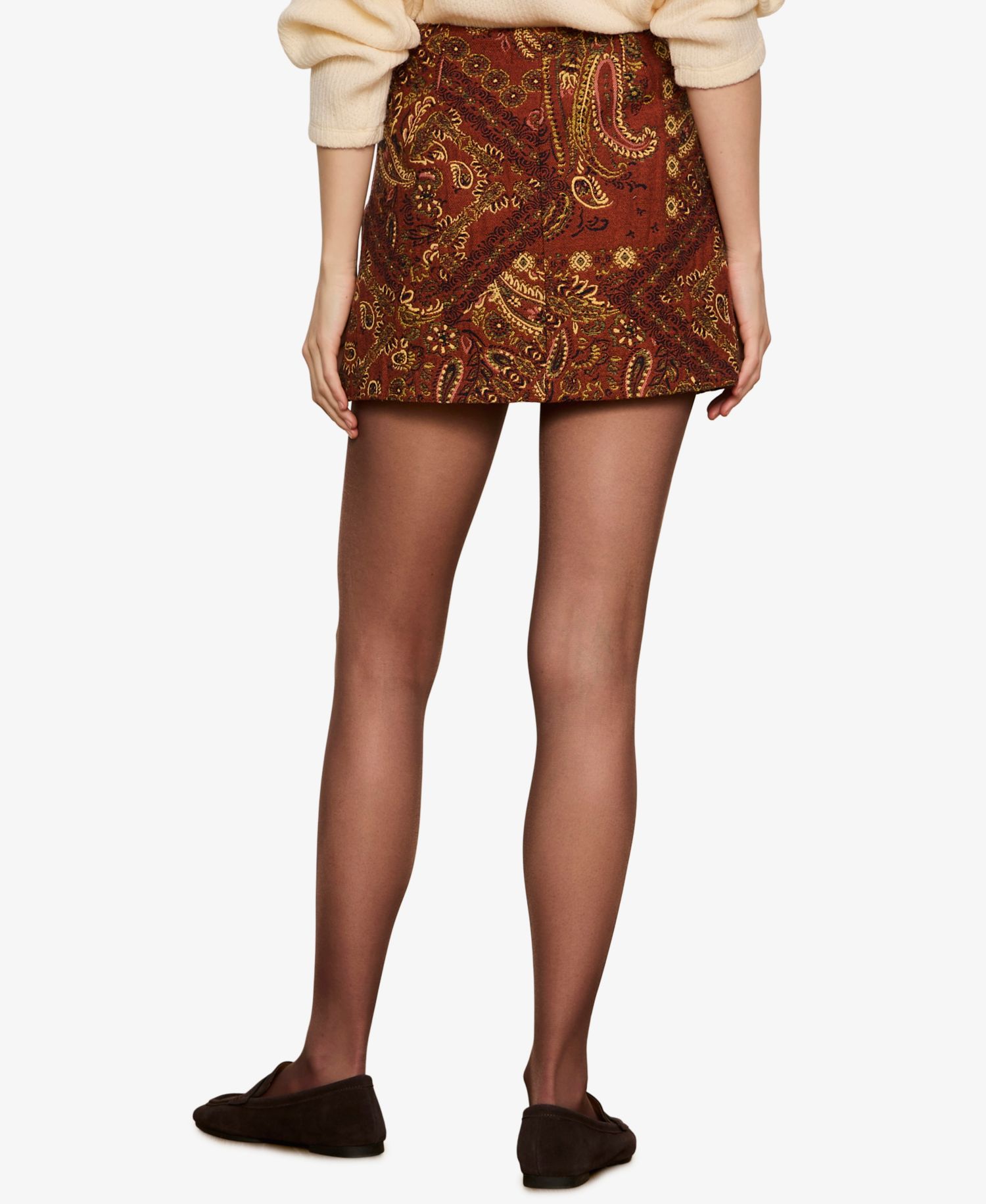Women's Heirloom A-Line Mini Tapestry Jacquard Skirt