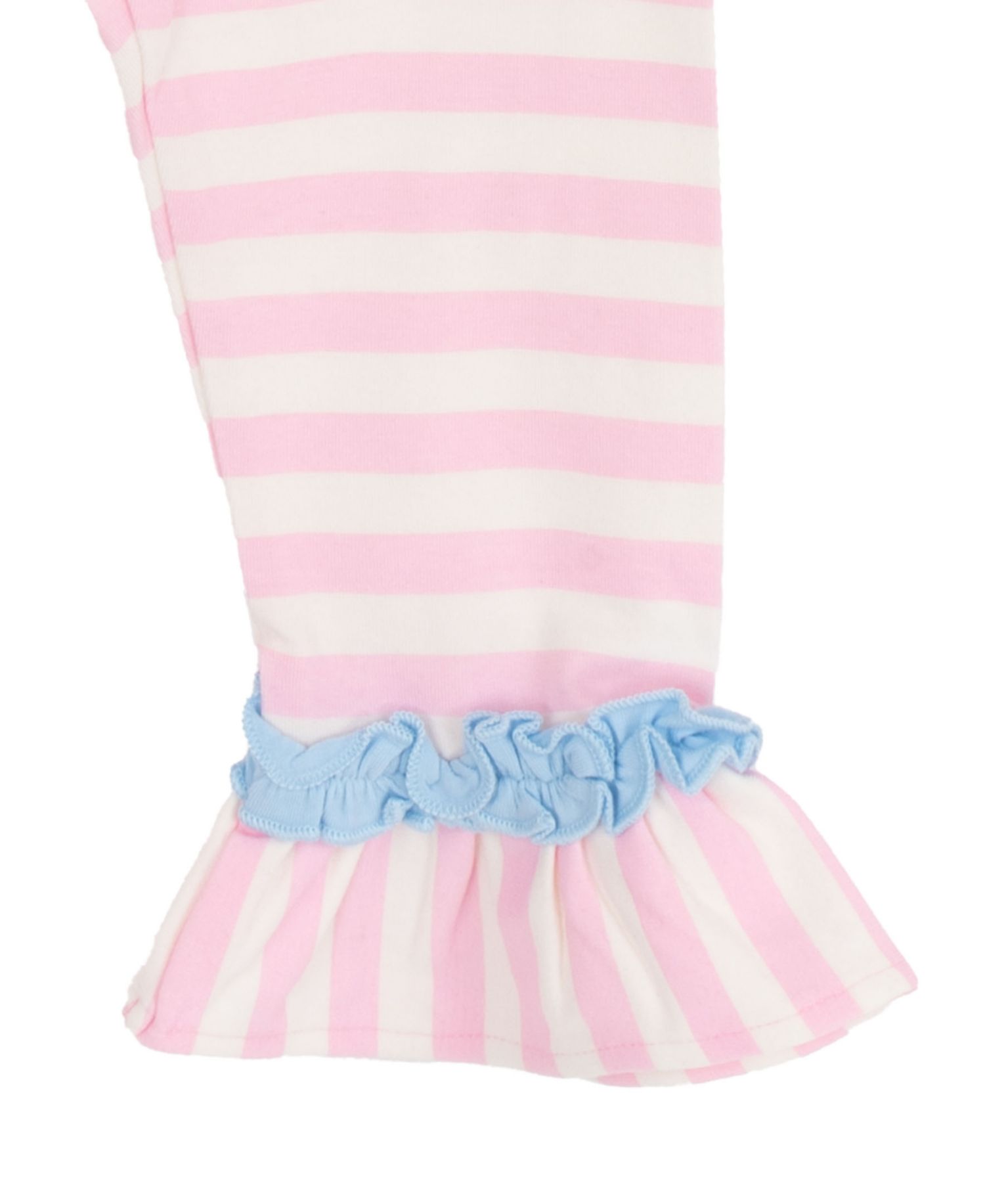 Baby Girls' Nutcracker and Ballerina Applique Long-Sleeve Top and Strip Leggings, 2-Piece Set