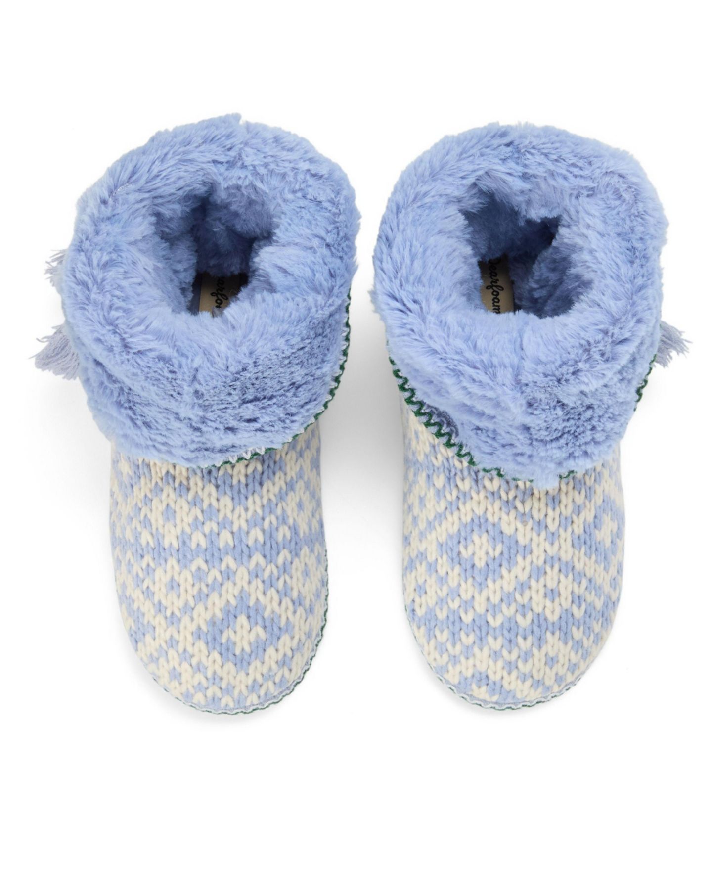 Женские тапочки Dearfoams Becky Knit Bootie Slippers, цвет: Eventide — фото 4