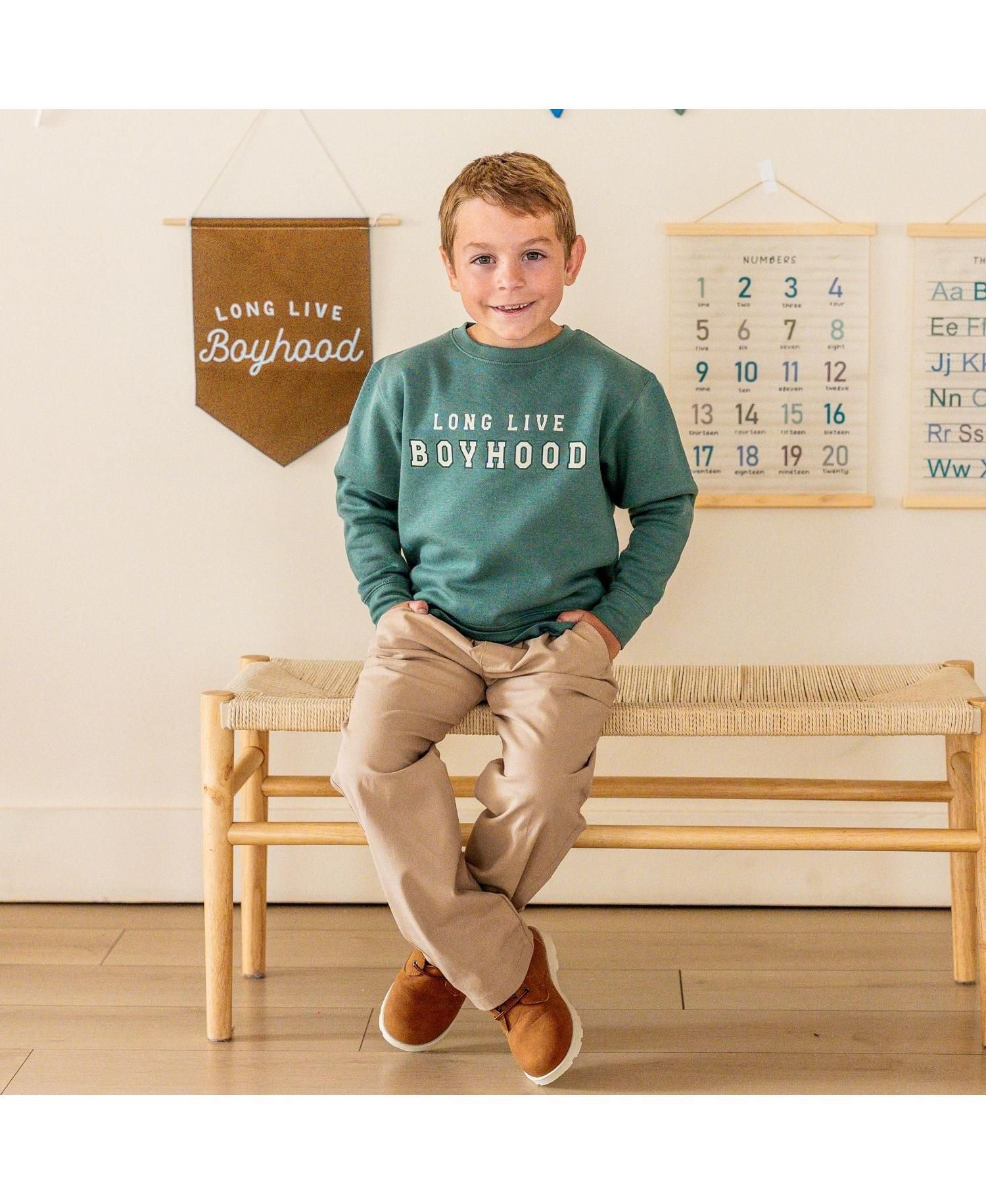 Big Boys Long Live Boyhood Sweatshirt