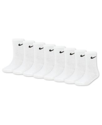 Boys' and Girls' 5-7 Crew Socks, 8-Pack