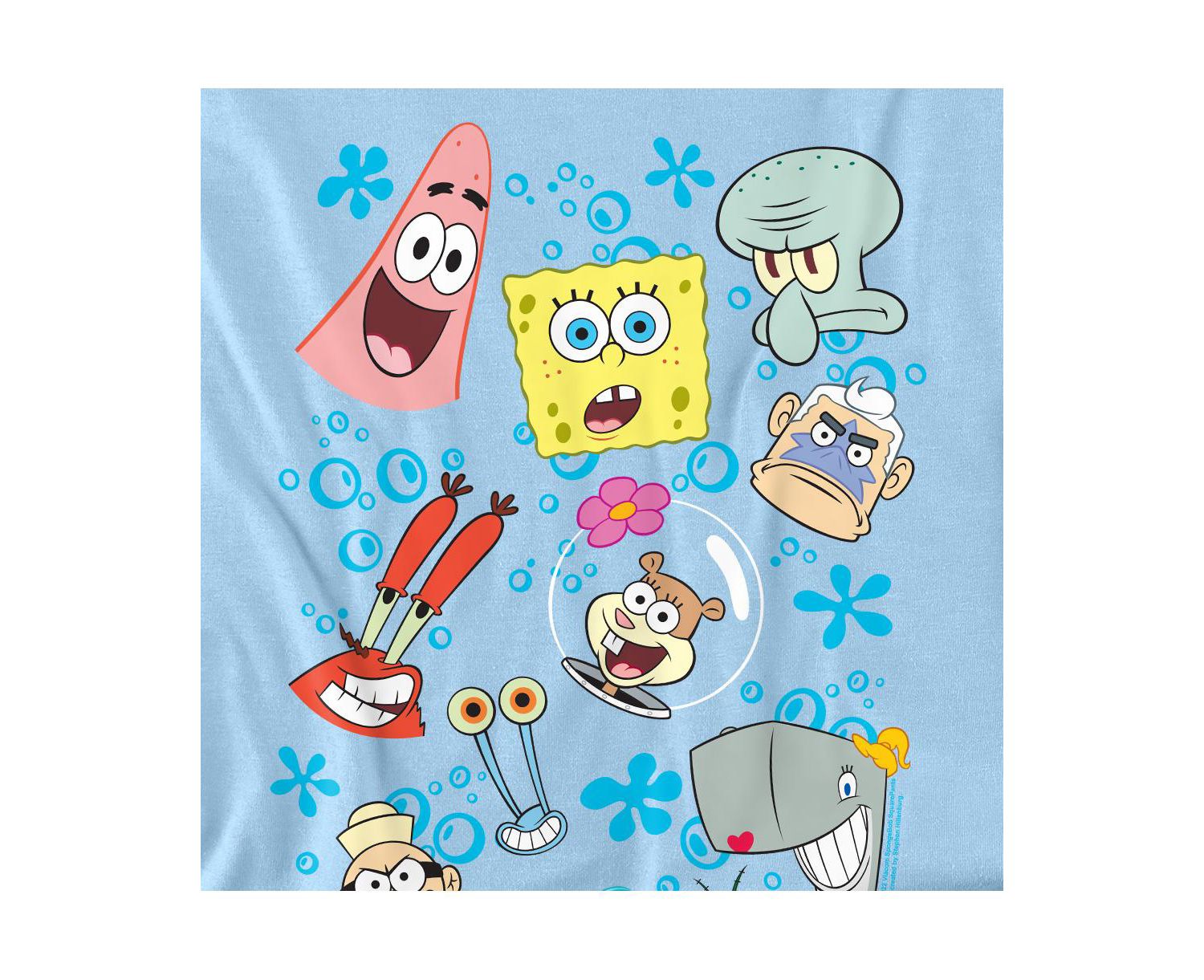 Men's Character Faces Graphic Crewneck T-Shirt