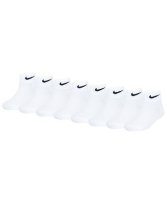 Boys' and Girls' 4-5 Ankle Socks, 8-Pack
