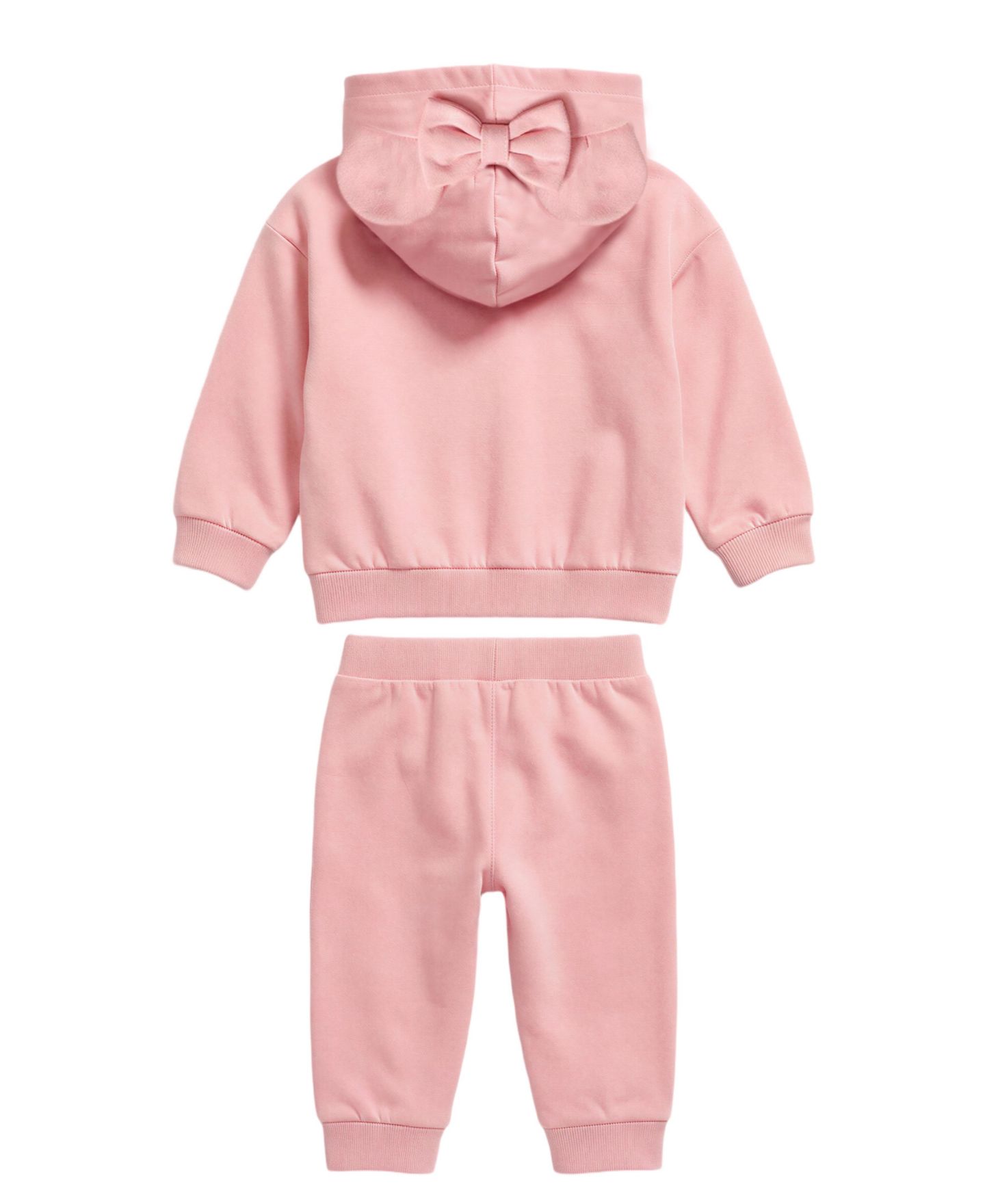 Комплект Disney Minnie Mouse Hooded Long-Sleeve Hoodie and Jogger Pants, 2-Piece Set для девочек-малышей, цвет: Розовый — фото 2