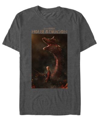 Men's House of the Dragon Daemon Poster Graphic T-Shirt