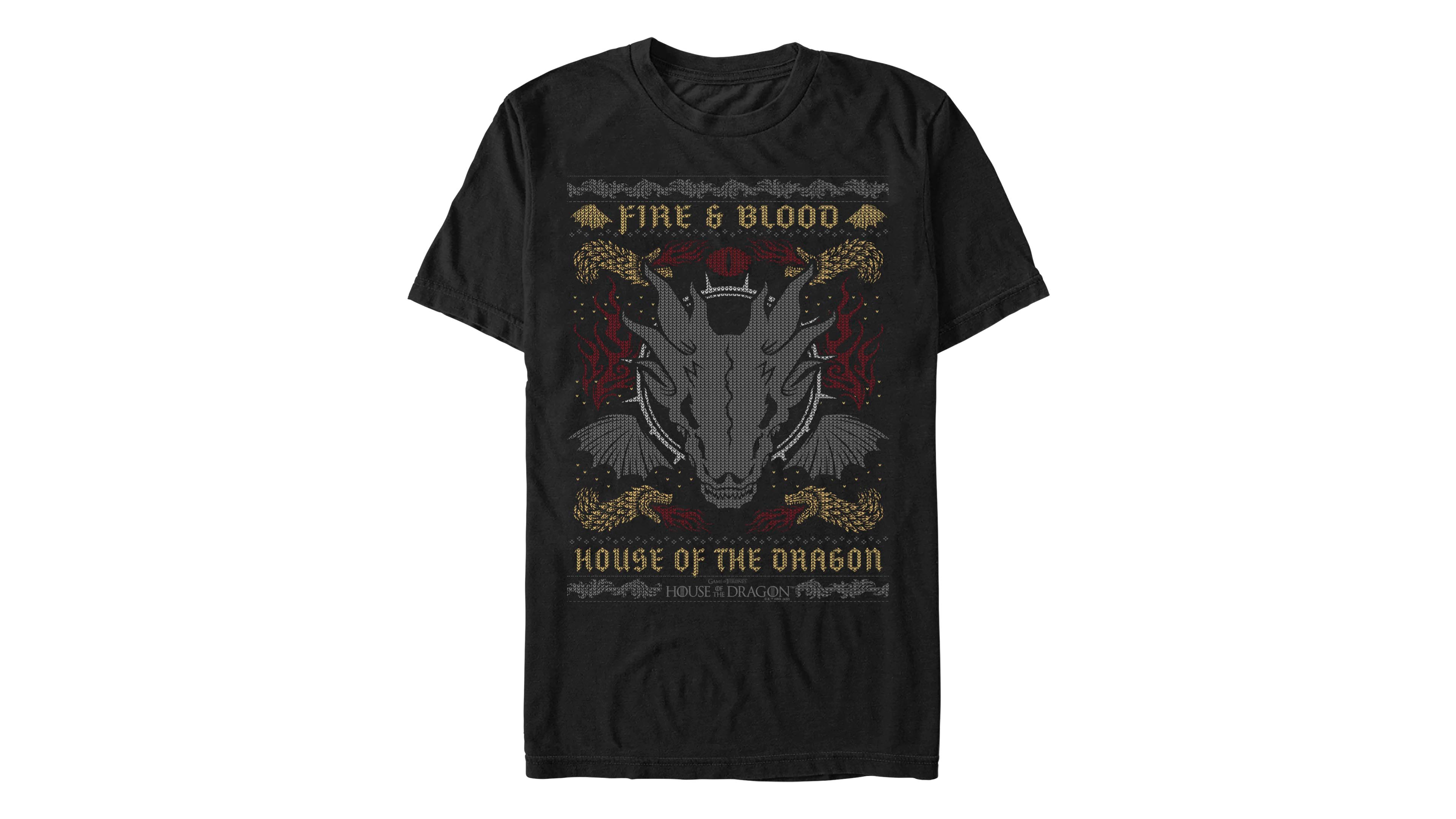 Fifth Sun Men's House of the Dragon Balerion Graphic T-Shirt