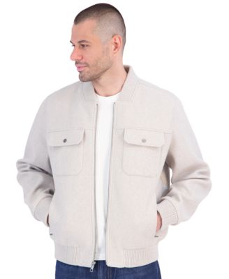 Men's Wool Bomber Jacket