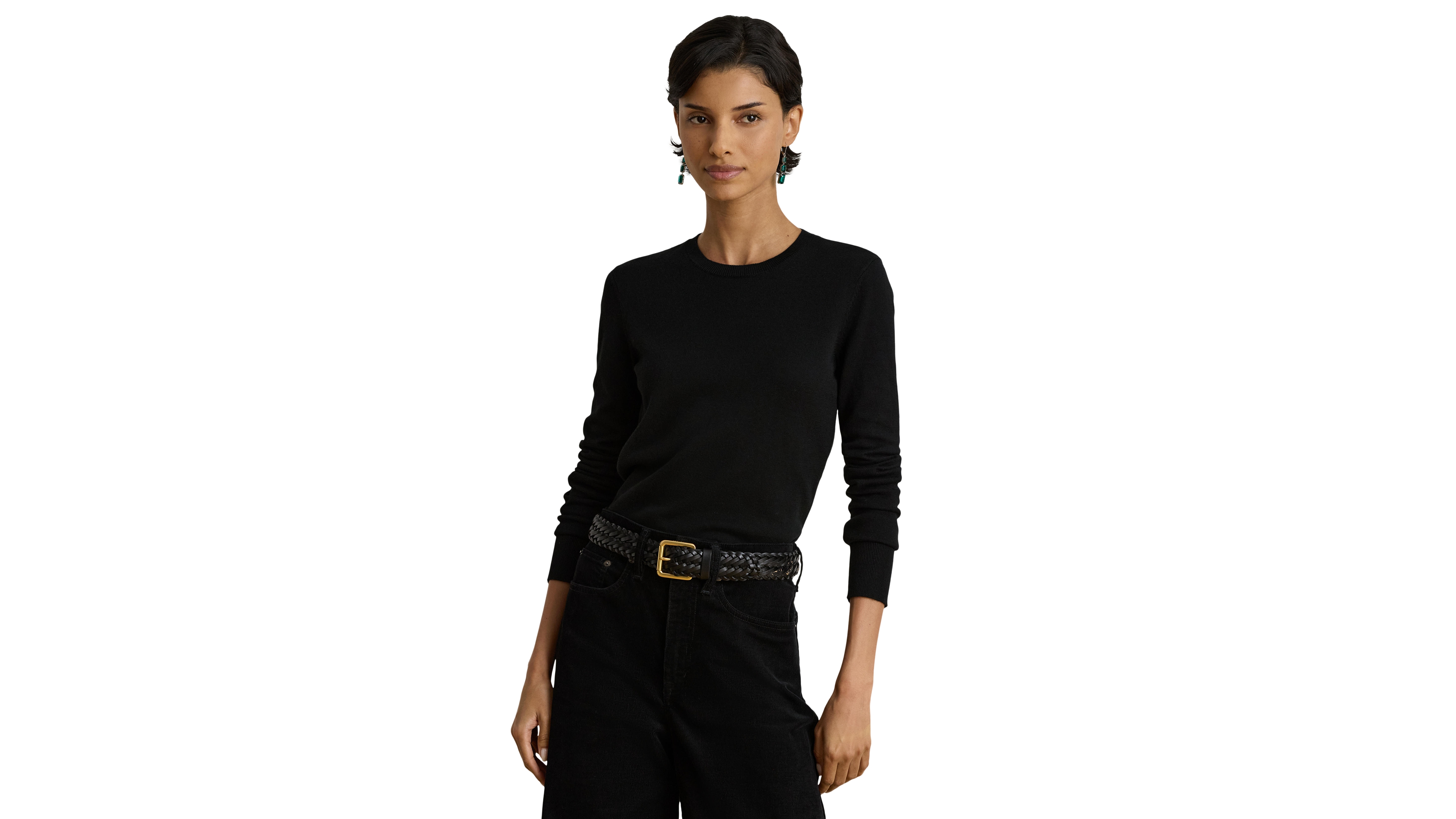 Lauren Ralph Women's Long-Sleeve Crewneck Sweater
