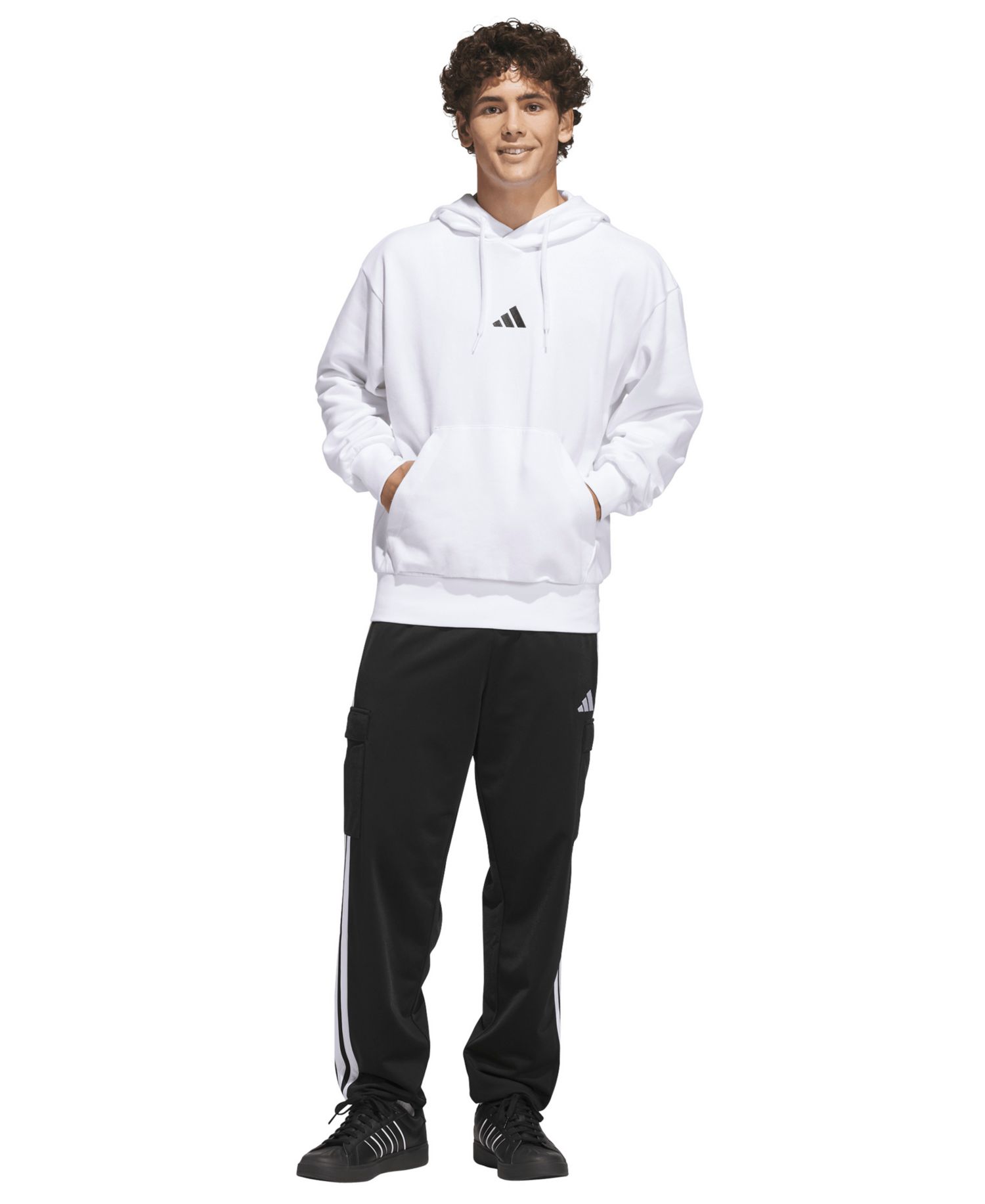 Men's Tricot Regular-Fit Three-Stripe Cargo Pants