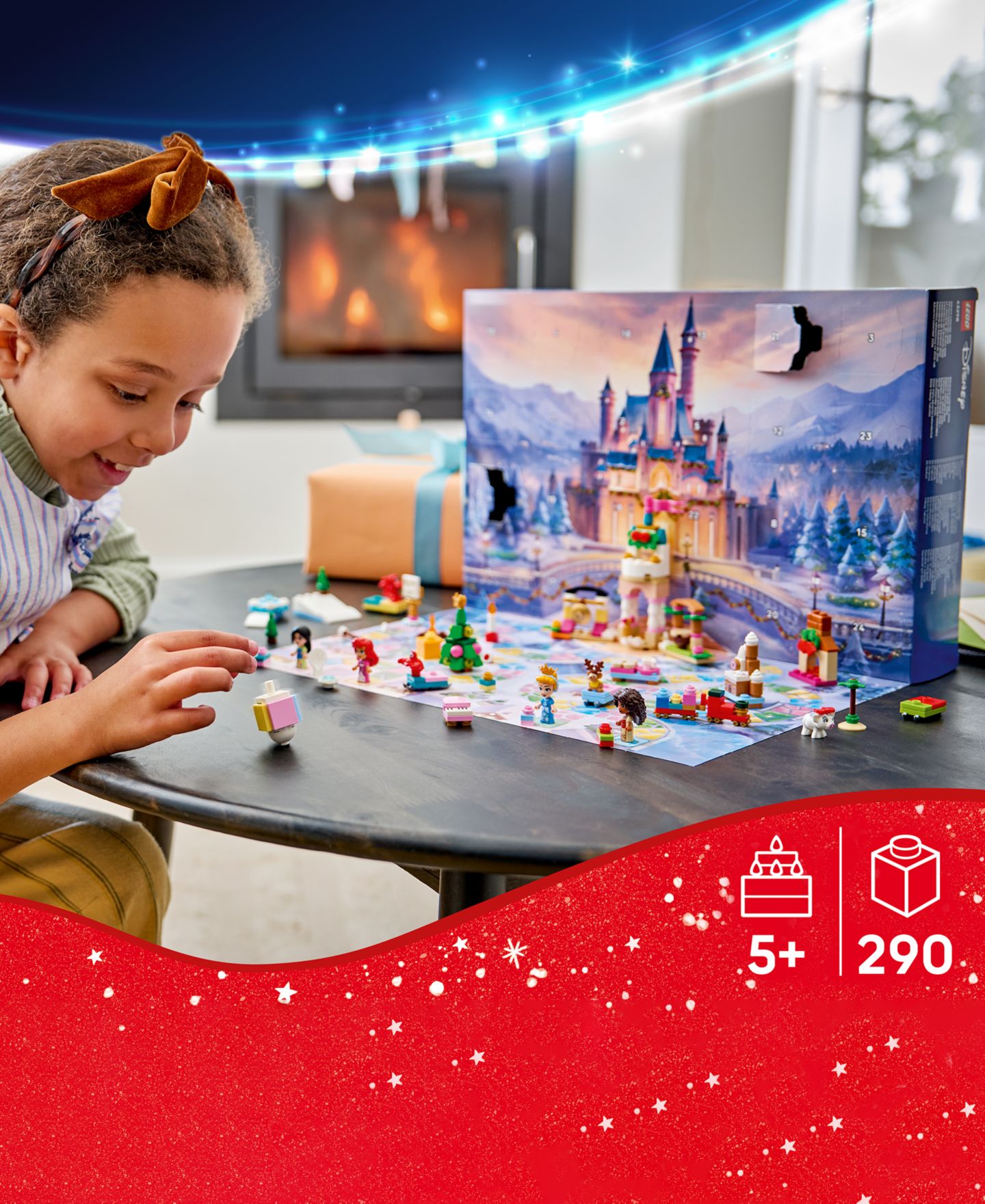 Детский конструктор LEGO® Disney Princess Advent Calendar 2026 43298 290-Piece Building Set, Ages 5+ — фото 4