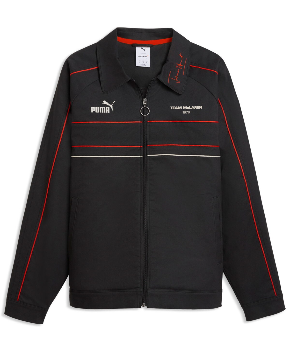 Puma Mclaren James Hunt Racing T7 Jacket - Titan Black