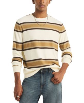 Men's Striped Crewneck Sweater