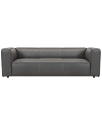 Moxley 99" Genuine Leather Deep Seating Sofa