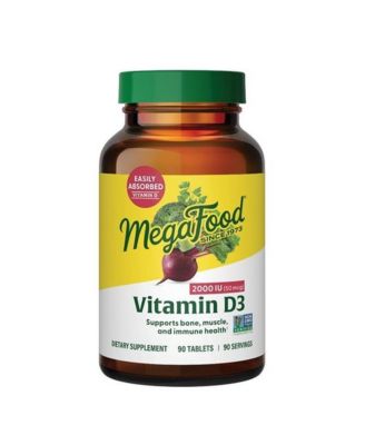 Vitamin D3 2000 IU, Bone, Muscle and Immune Support, Vitamin D Tablets, 90 Ct