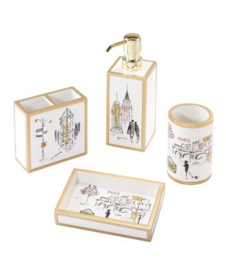 City Girl 4-Piece Bath Accessory Set