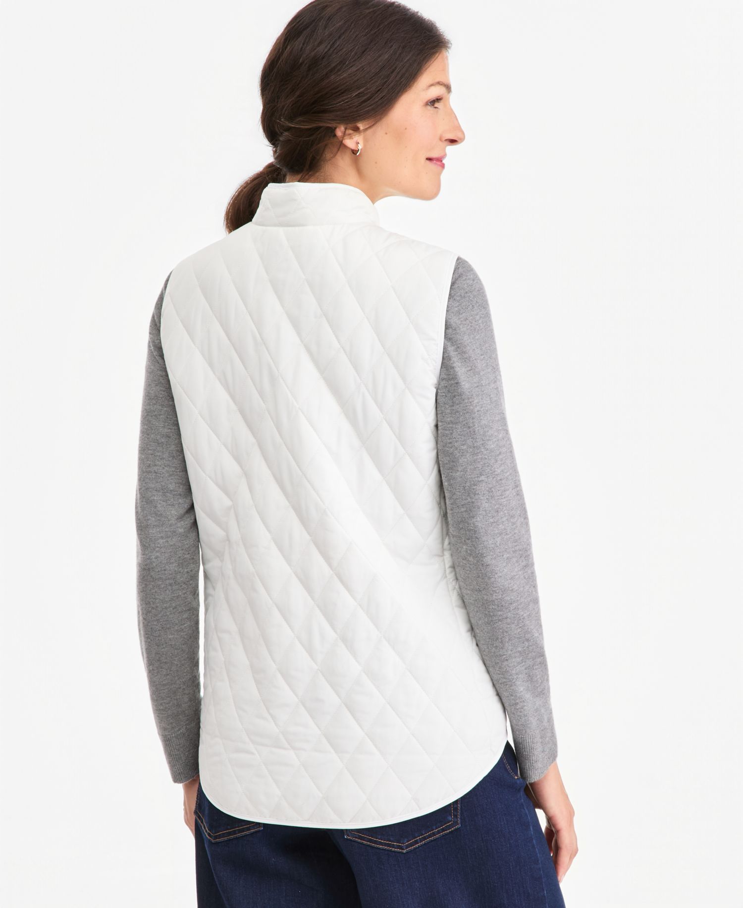 Women's Quilted Mock-Neck Vest