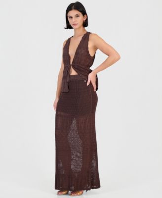 Women's Vivianne Crochet High-Waisted Maxi Skirt