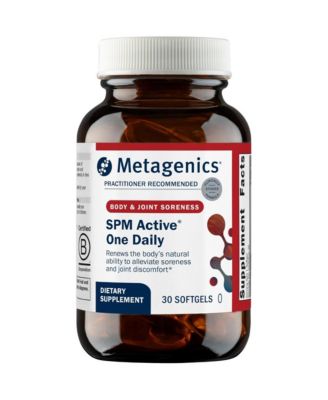 SPM Active One Daily Supplement  Next Generation Omega Fish Oil with Pro Resolving Mediators for Joint Soreness and Soothing 30 Softgels