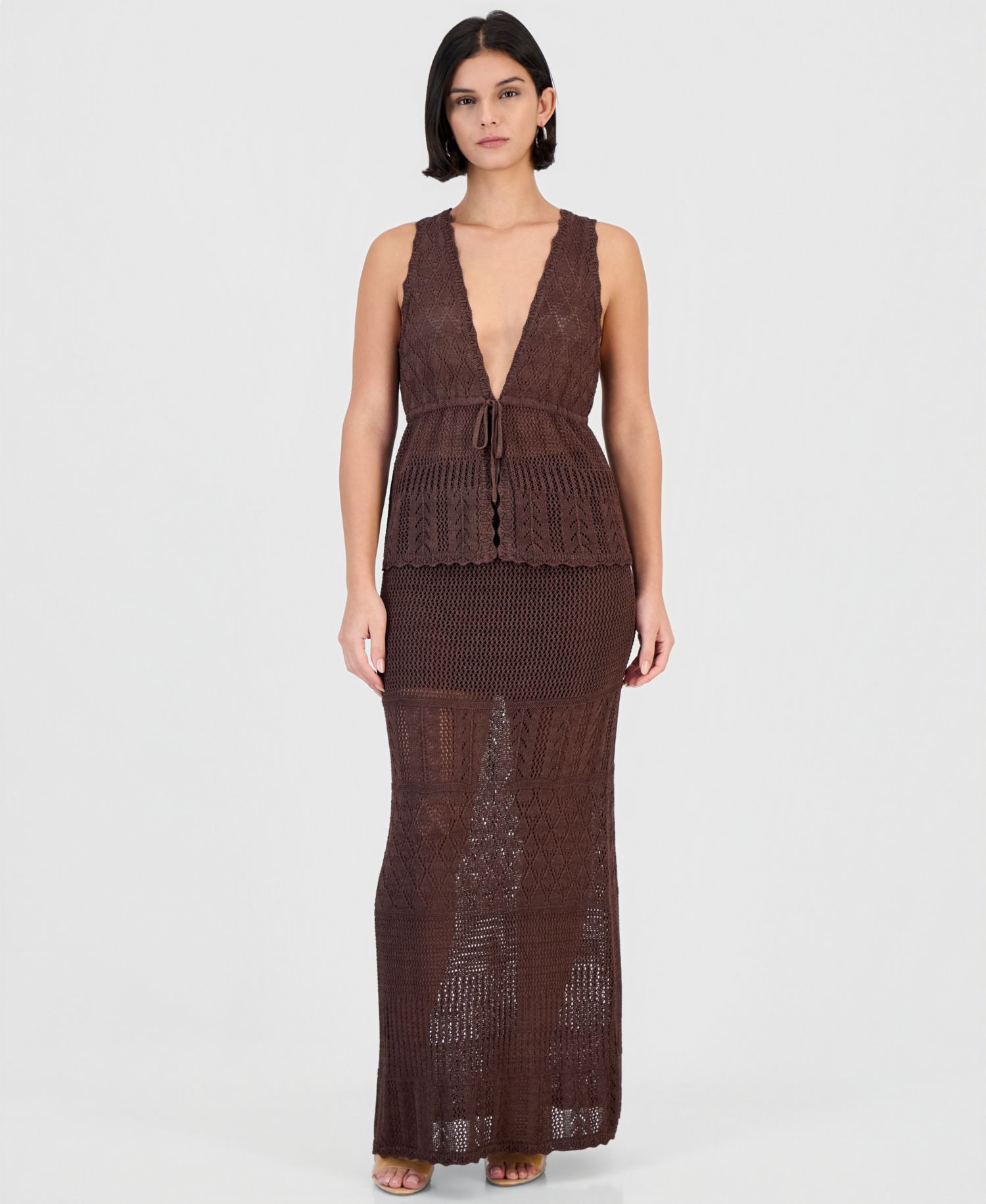 Women's Vivianne Crochet High-Waisted Maxi Skirt