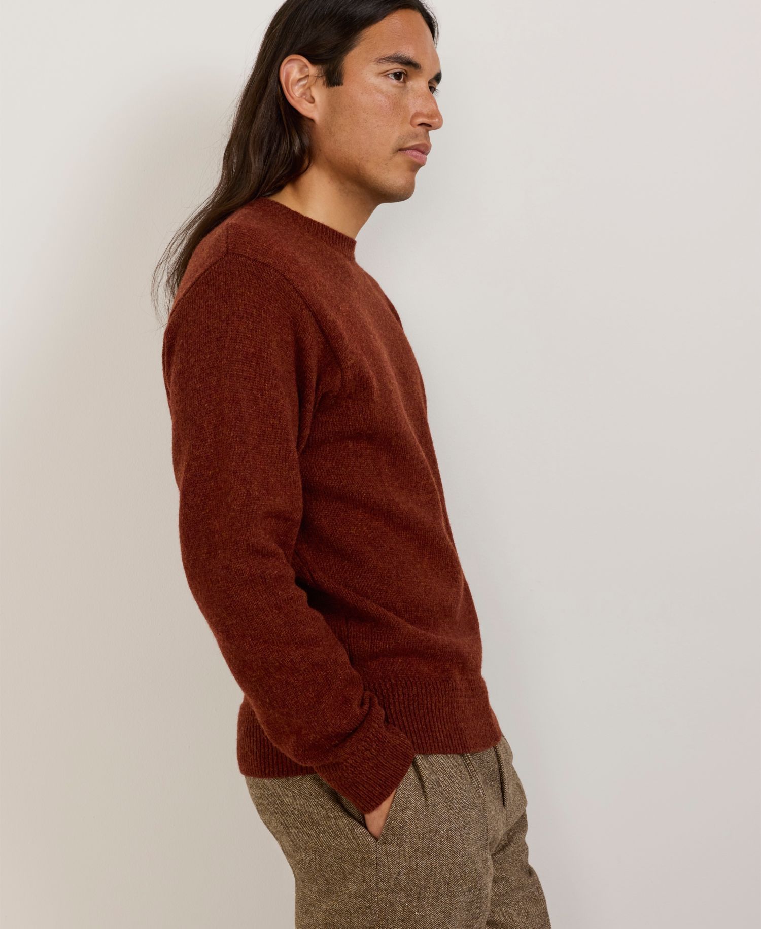 Men's Wool Crewneck Sweater