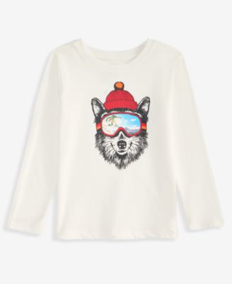 Toddler Boys' 2T-5T Goggles Graphic Crewneck T-Shirt