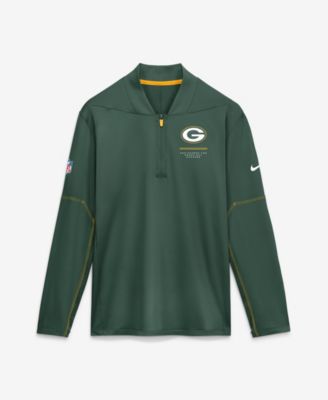 Men's Green Bay Packers Sideline Half-Zip Pullover Sweatshirt
