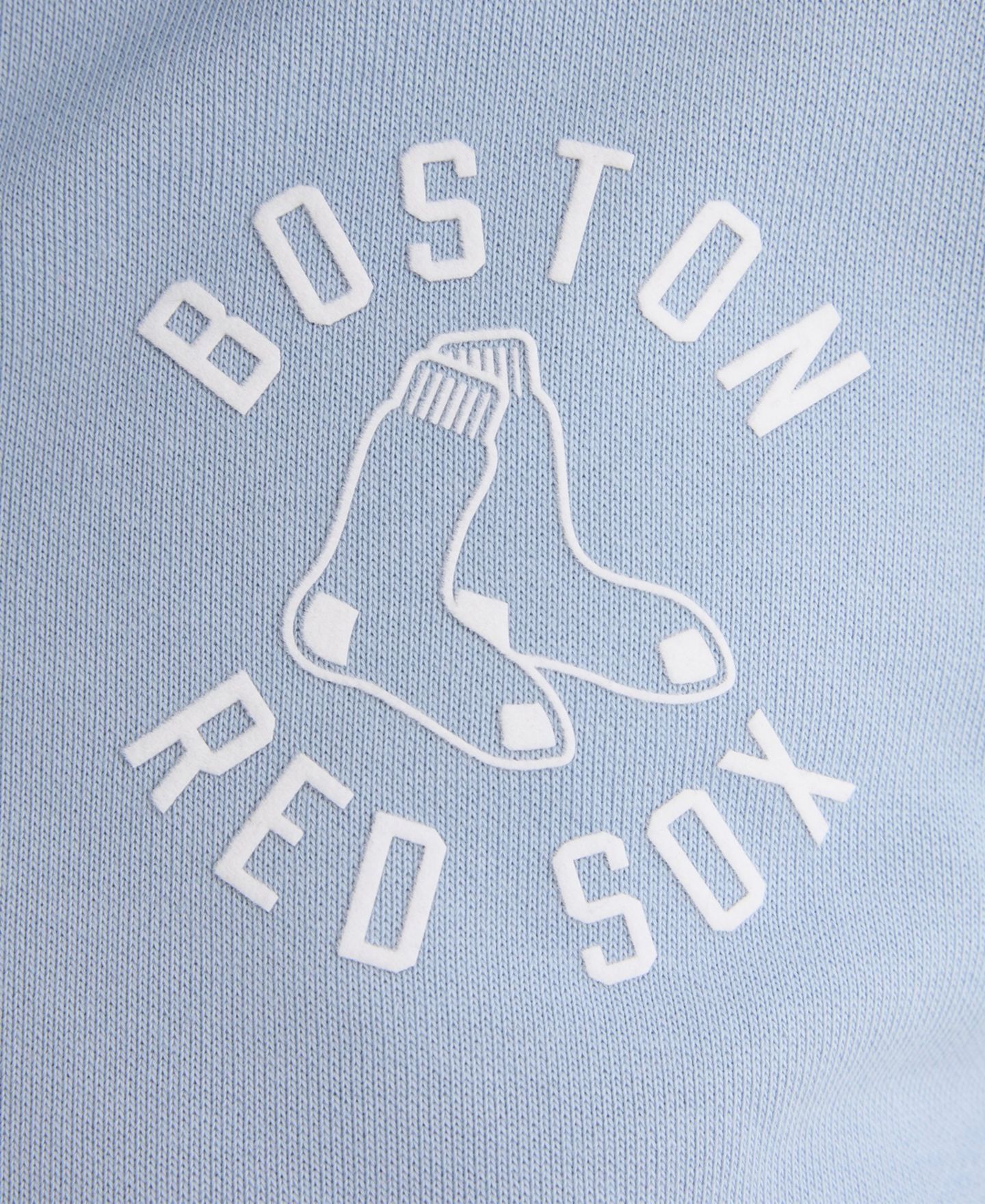 Женская толстовка Fanatics Boston Red Sox Iconic Cropped Pre-Season Terry Polo — фото 2