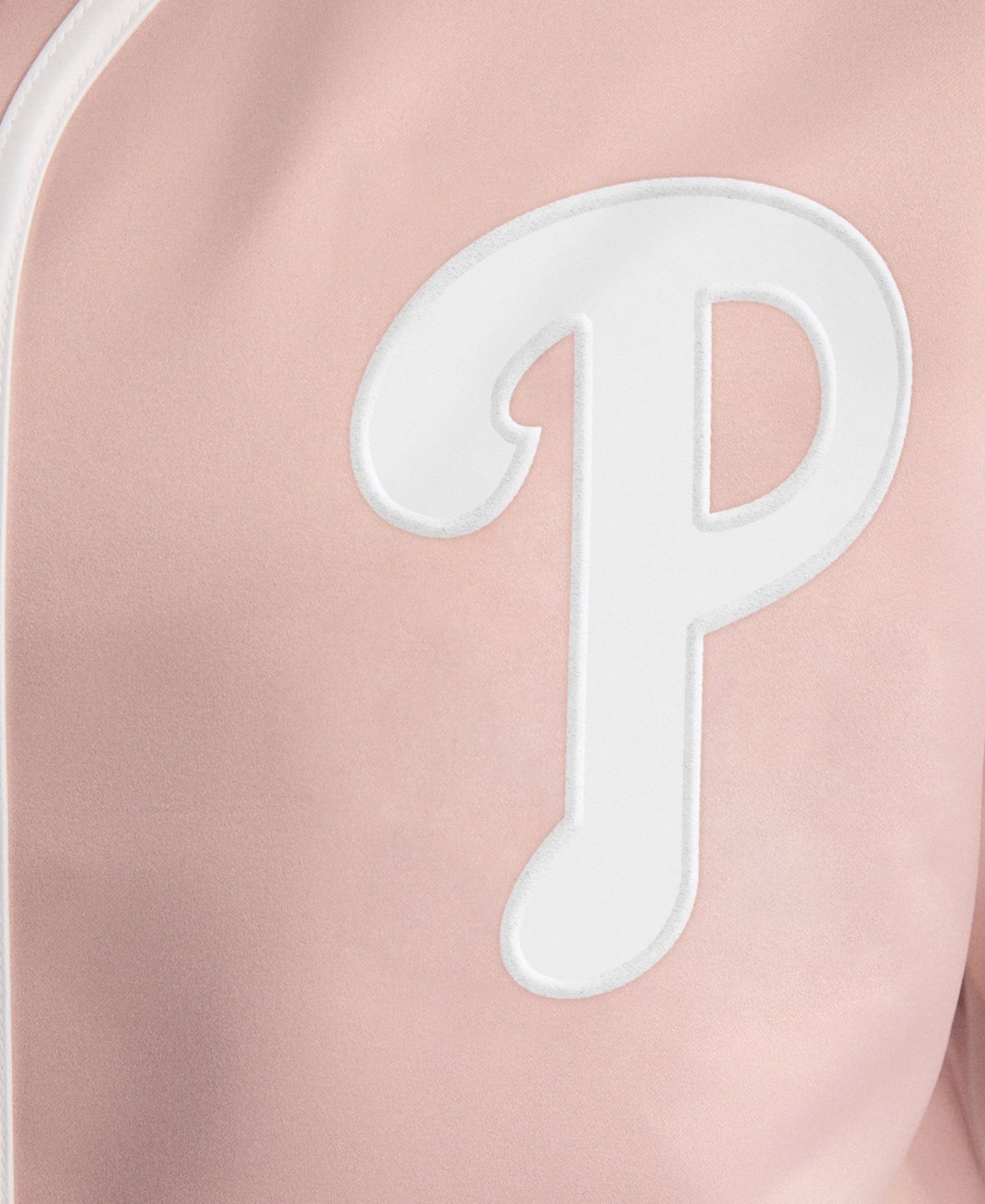 Женский топ Fanatics Iconic Cropped Button-Front Baseball — фото 3