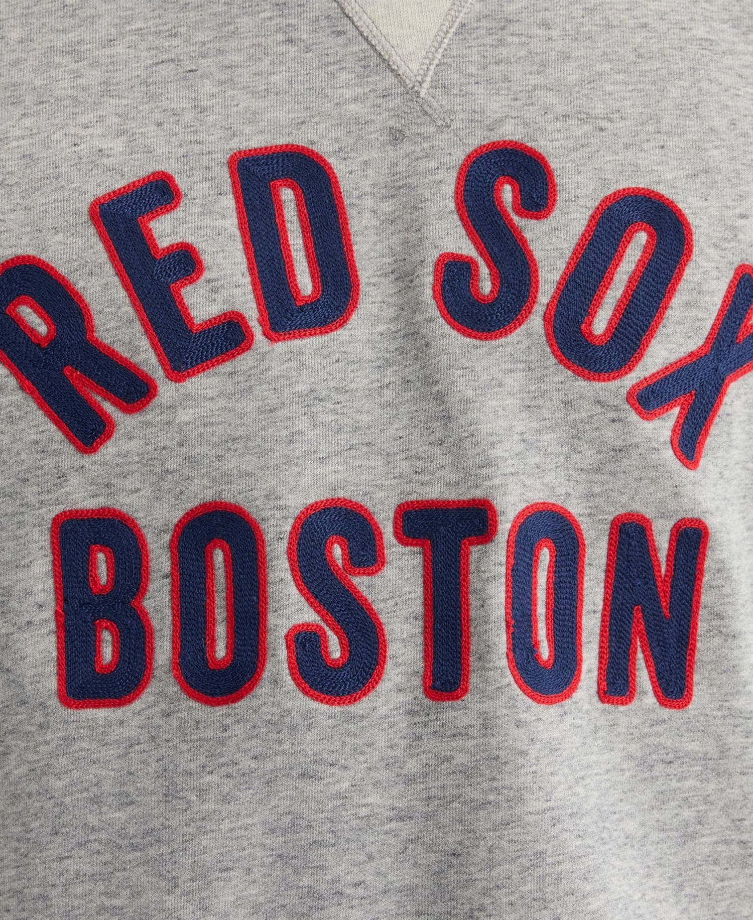 Men's Boston Red Sox Iconic Terry Relaxed-Fit Short-Sleeve Sweatshirt