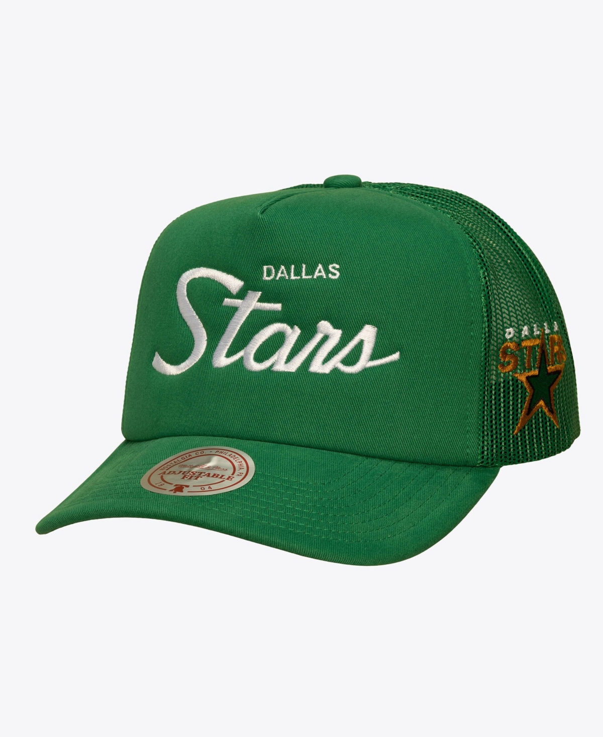 Mitchell & Ness Men's Dallas Stars Head Coach Adjustable Trucker Hat