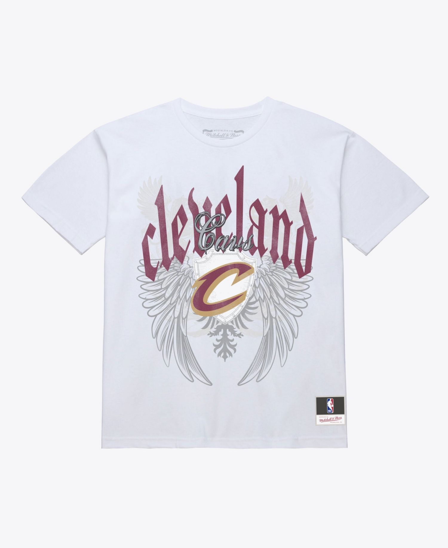 Men's Cleveland Cavaliers Old English Graphic Crewneck T-Shirt