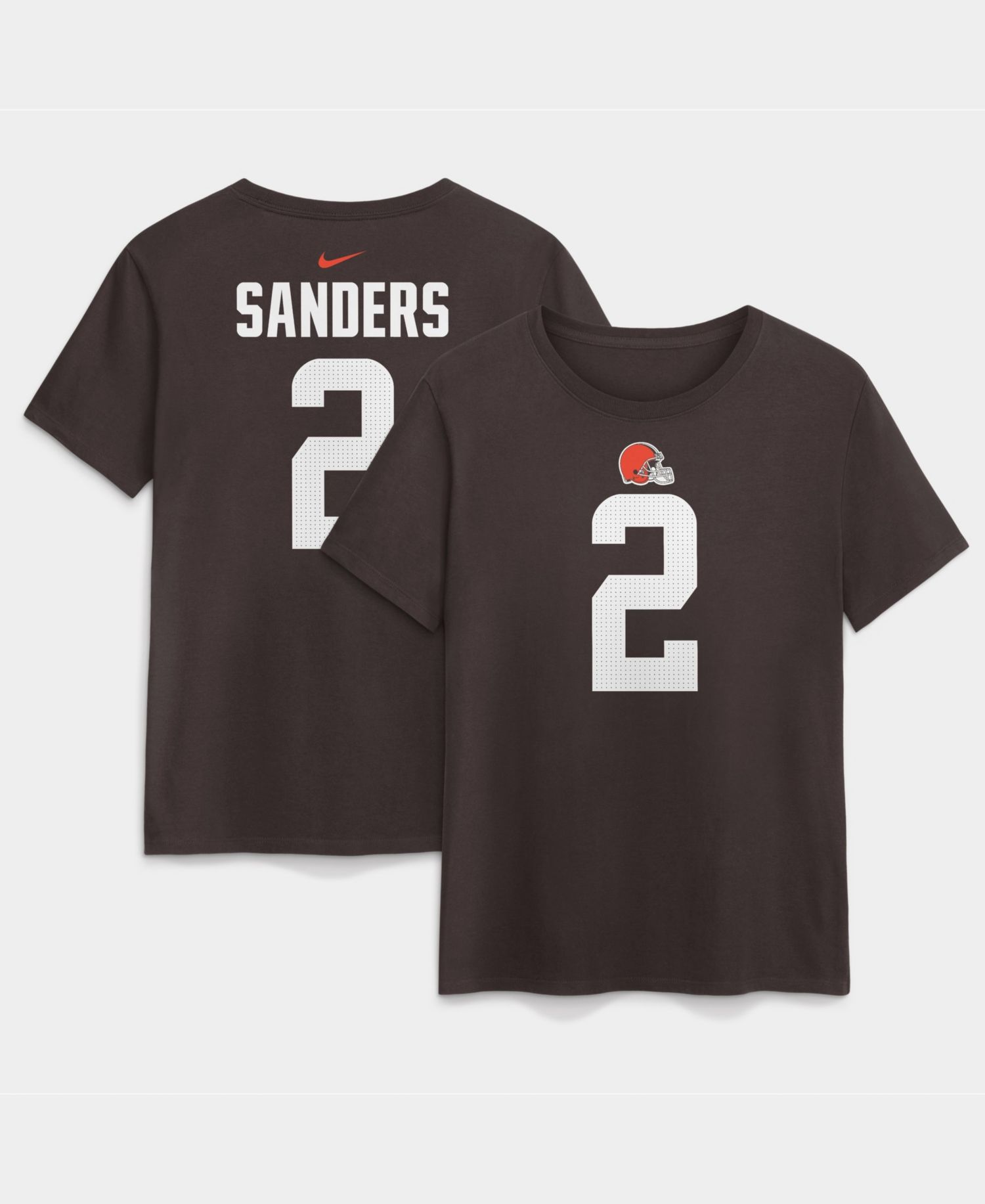 Women's Cleveland Browns Shedeur Sanders T-Shirt