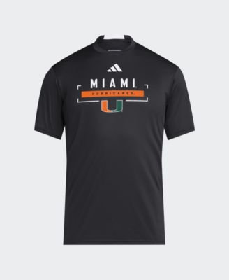 Men's Miami Hurricanes D4T Slim-Fit Screen Print Graphics T-Shirt