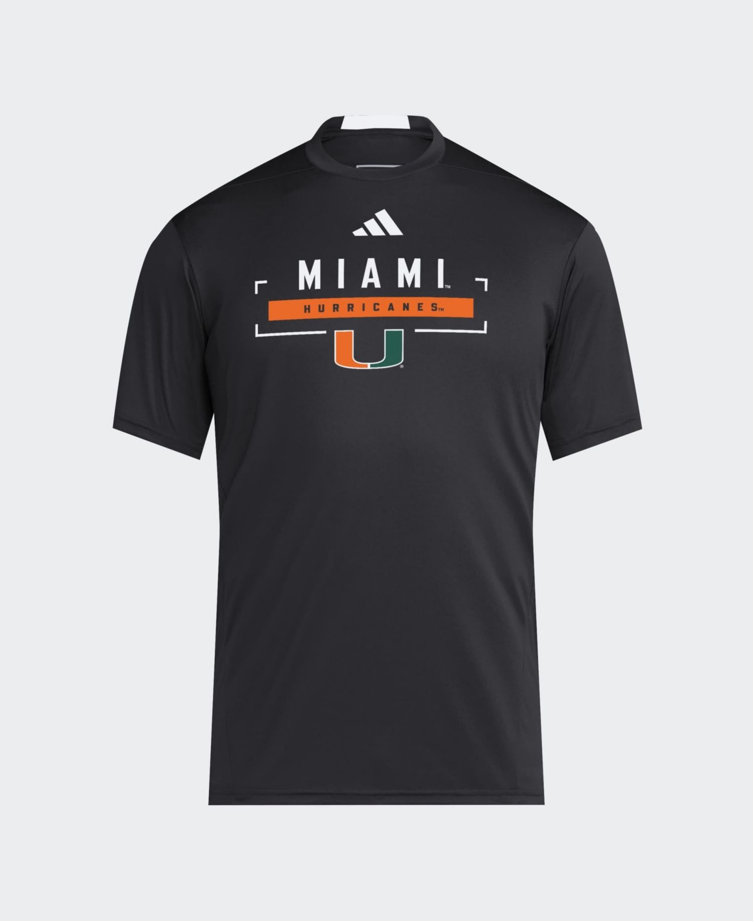 Men's Miami Hurricanes D4T Slim-Fit Screen Print Graphics T-Shirt