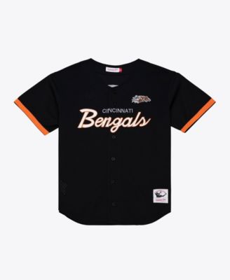 Men's Cincinnati Bengals Head Coach Mesh Full-Button Jersey