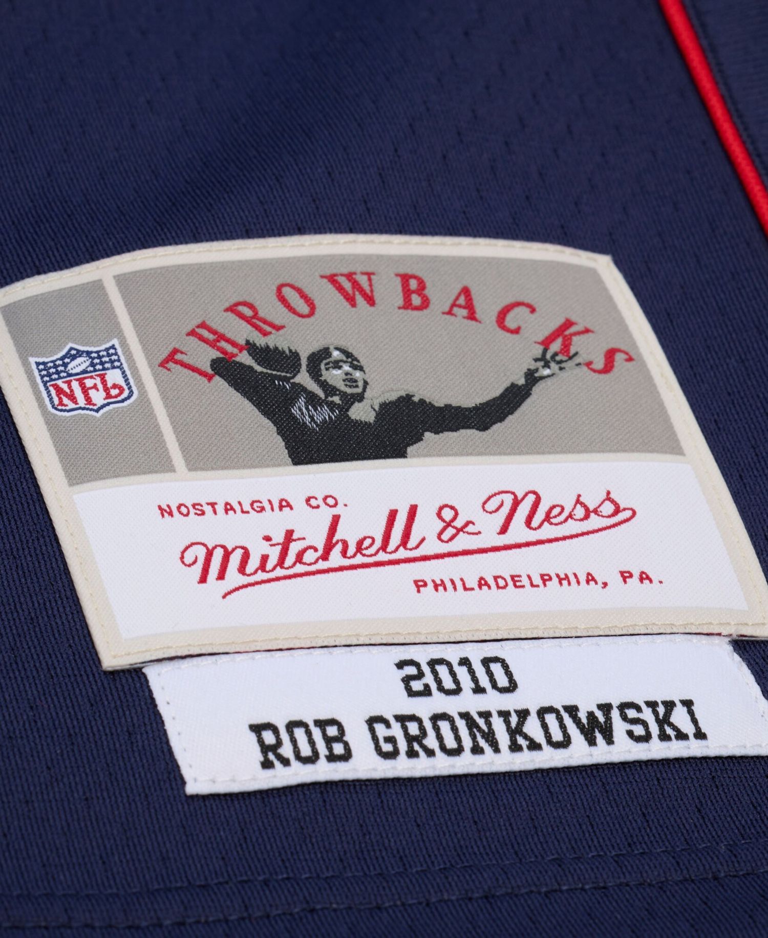 Men's New England Patriots Rob Gronkowski Legacy Throwback Replica Jersey