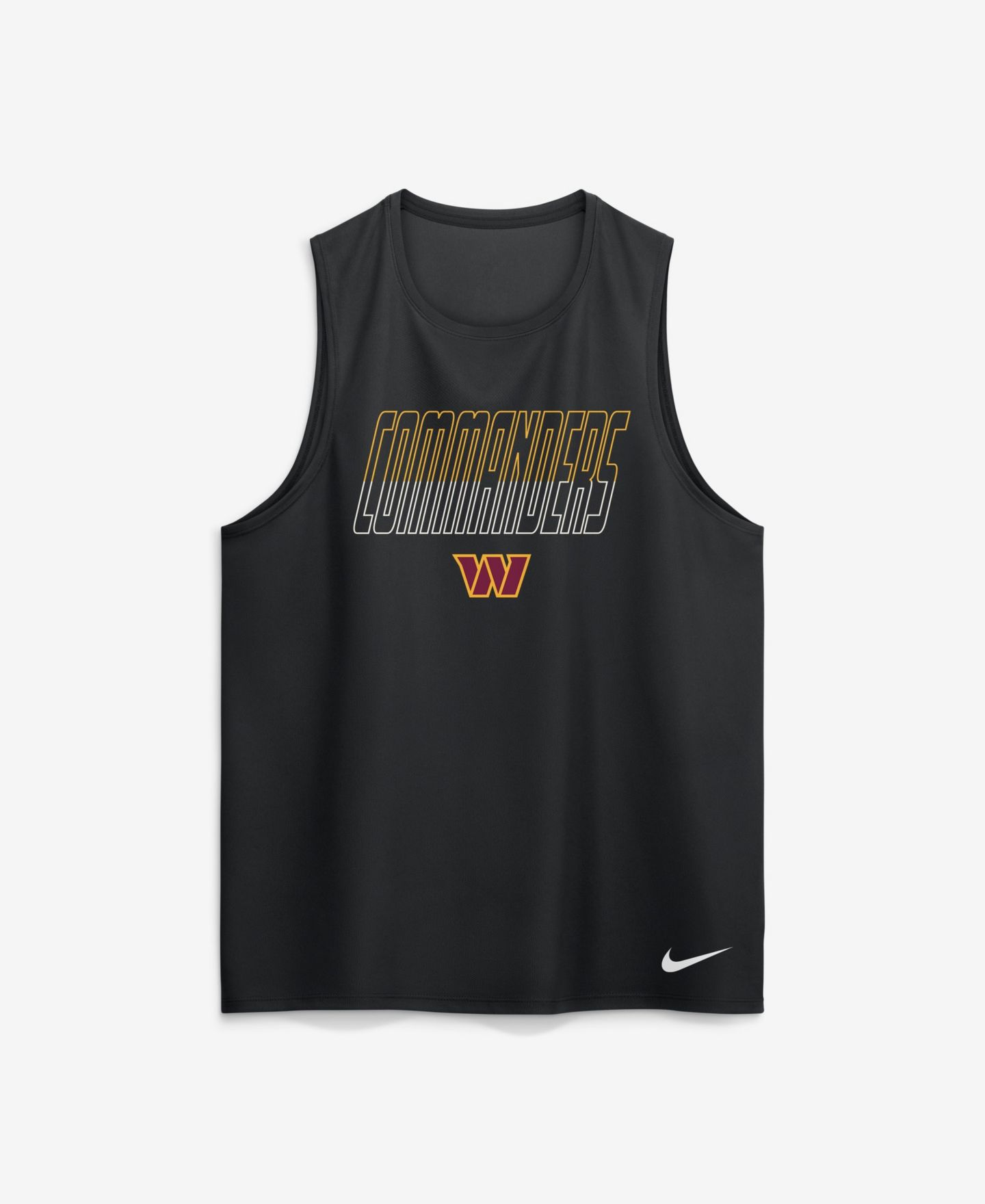 Мужской топ Nike Washington Commanders Kickoff Miler Dri-FIT Crewneck — фото 2