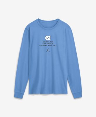 Men's North Carolina Tar Heels Sideline Long Sleeve Crewneck T-Shirt