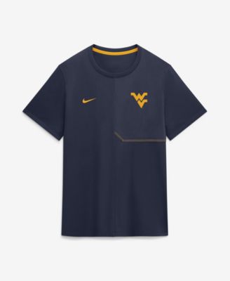 Men's West Virginia Sideline Coach Mesh Paneling T-Shirt