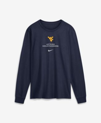 Men's West Virginia Mountaineers 2026 Sideline Long-Sleeve T-Shirt