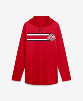 Men's Ohio State Buckeyes Primetime Pattern Tri-Blend Long-Sleeve Hoodie