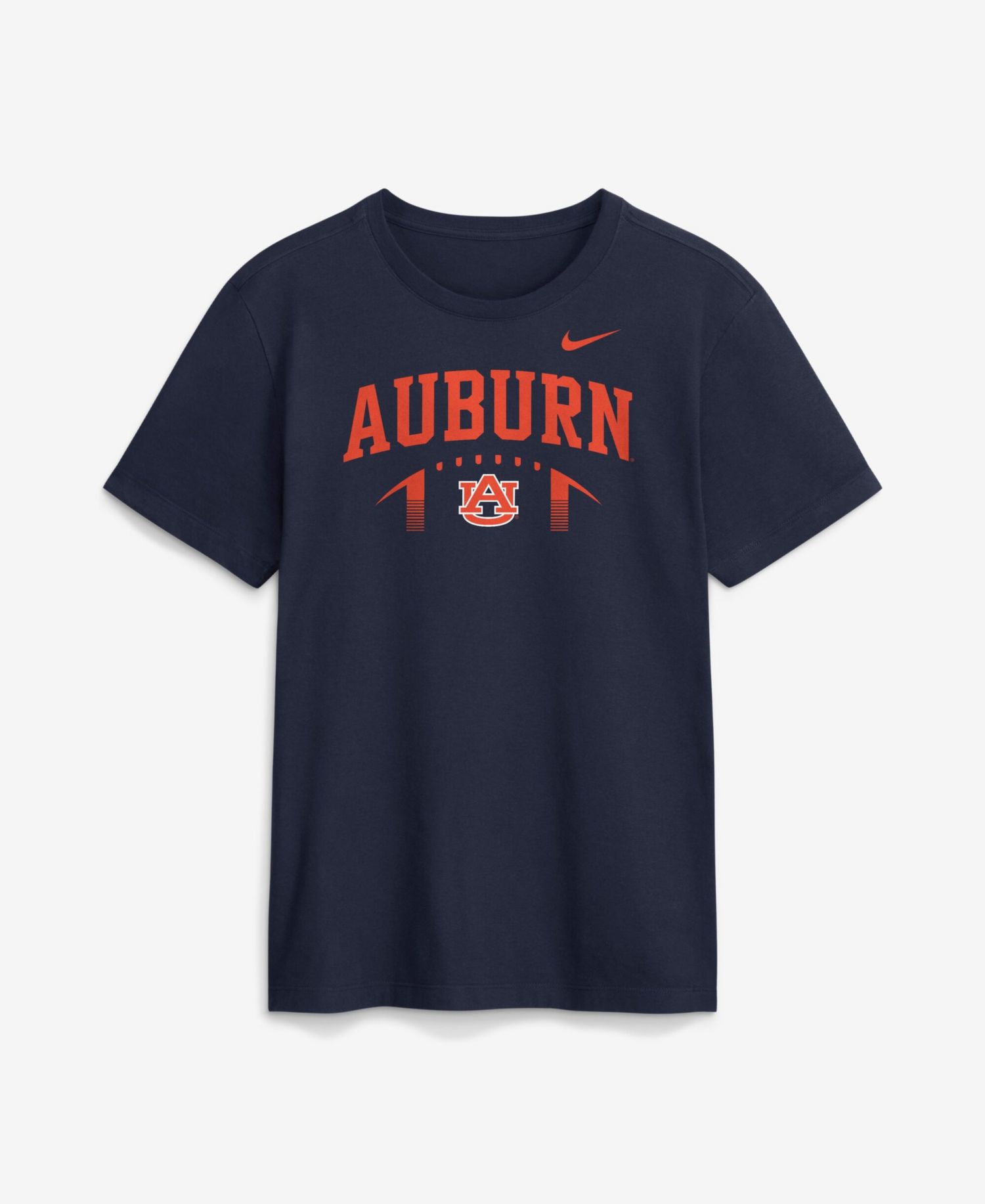 Men's Auburn Tigers Auburn Primetime Football Icon Short-Sleeve Crewneck T-Shirt